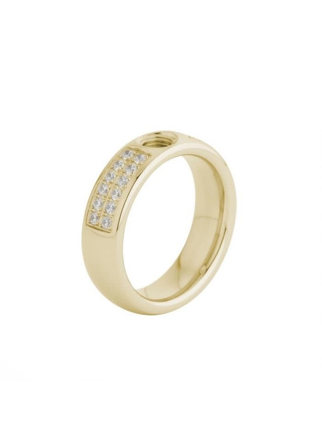 Melano Vivid ring Vicky CZ Goudkleurig