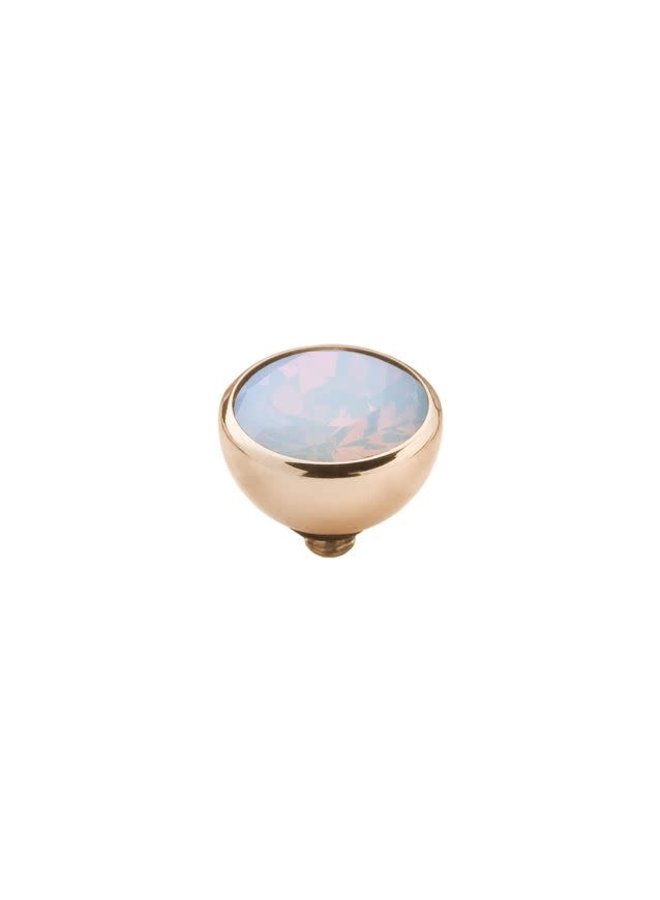 Melano Twisted meddy CZ Rosé Gold Plated Moonstone
