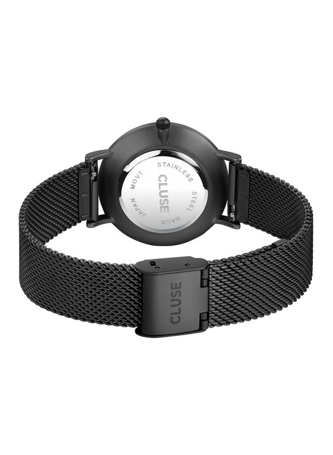 CLUSE horloge Minuit Mesh Full Black