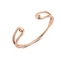 Melano Twisted armband Double Loop Rosé Gold Plated