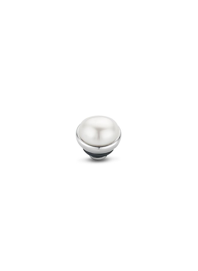 Melano Twisted meddy Pearl Zilverkleurig