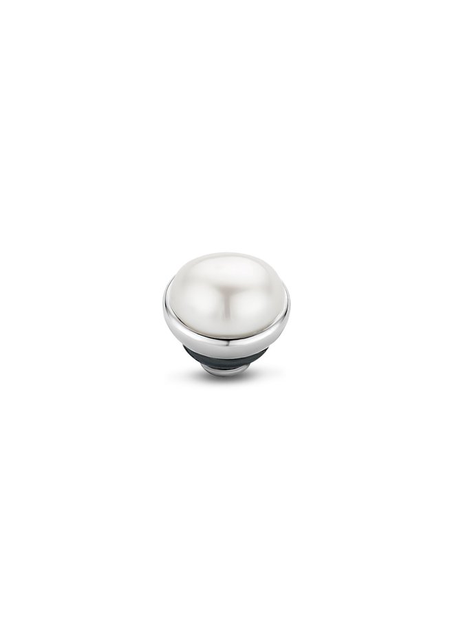 Melano Twisted meddy Pearl Stone Zilverkleurig