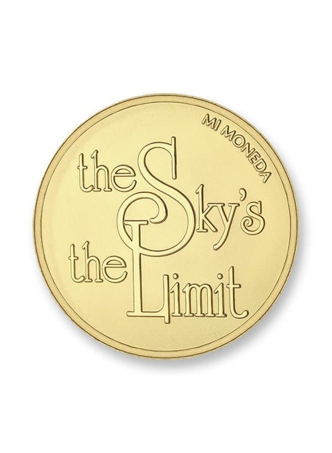 Mi Moneda munt Sky & Stronger Gold Plated