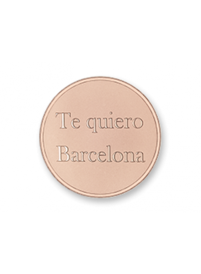 Mi Moneda munt Barcelona Rosé Gold Plated