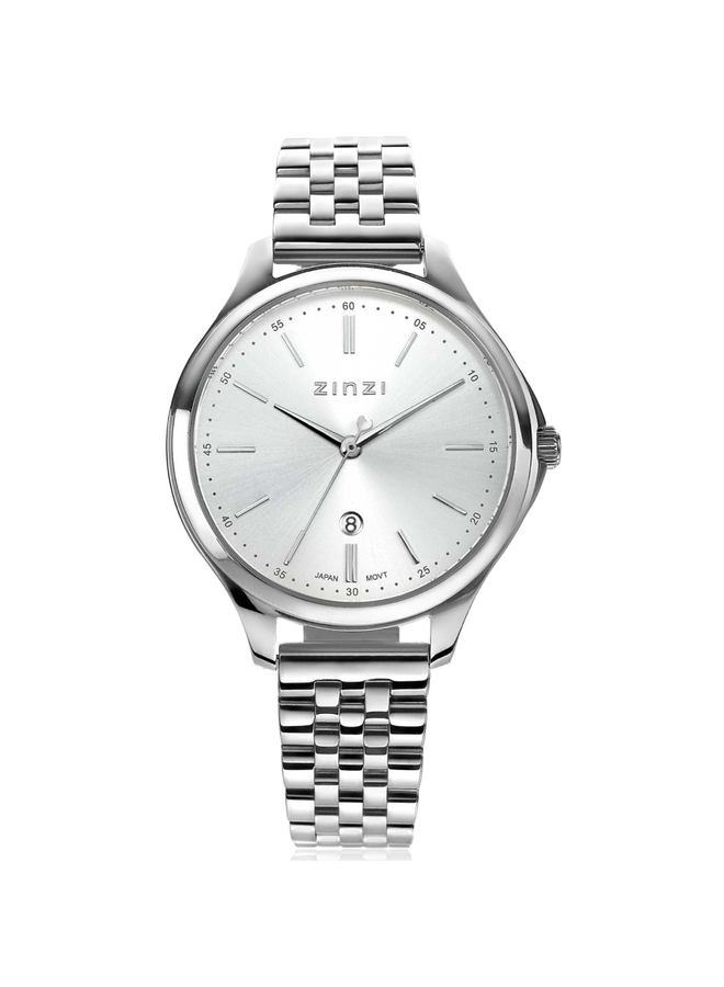 Zinzi horloge Classy ZIW1002 Zilverkleurig