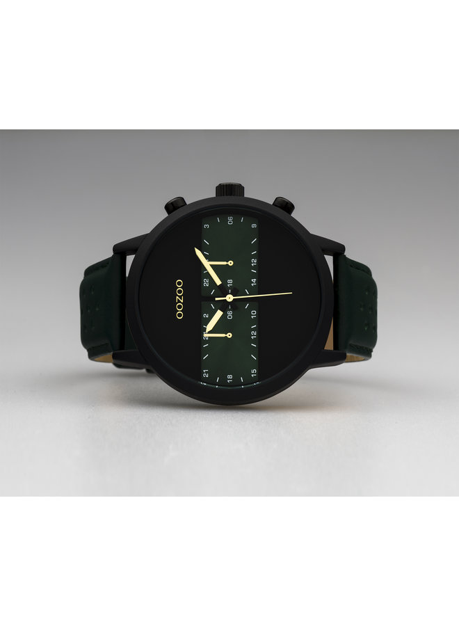 OOZOO Timepieces horloge C10517 Green/Black