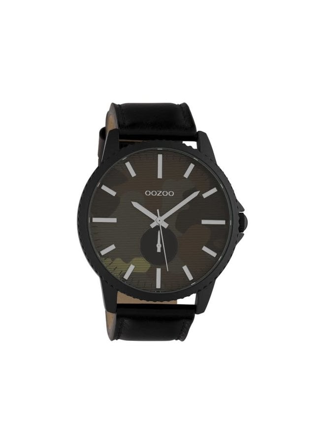 OOZOO Timepieces horloge C10334 Black/Camouflage
