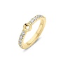 Melano Twisted ring Crystal Goudkleurig