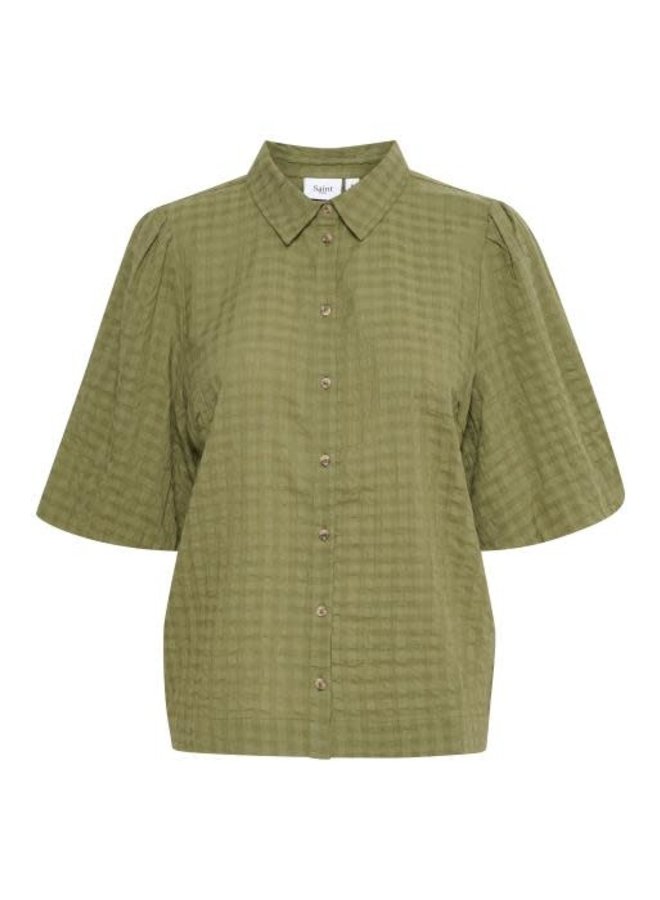Saint Tropez blouse HirliSZ Army Green