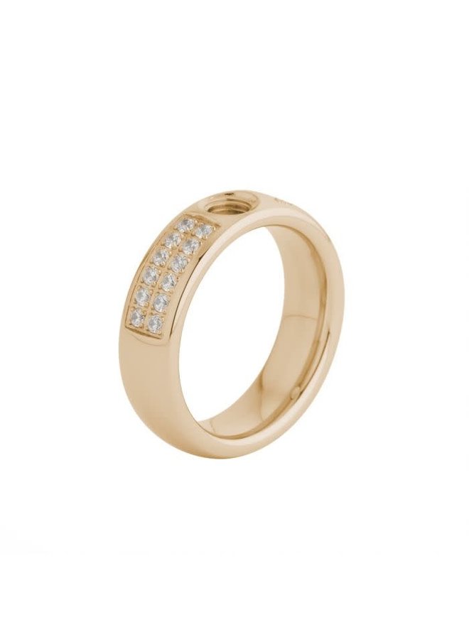 Melano Vivid ring Vicky CZ Rosé Gold Plated