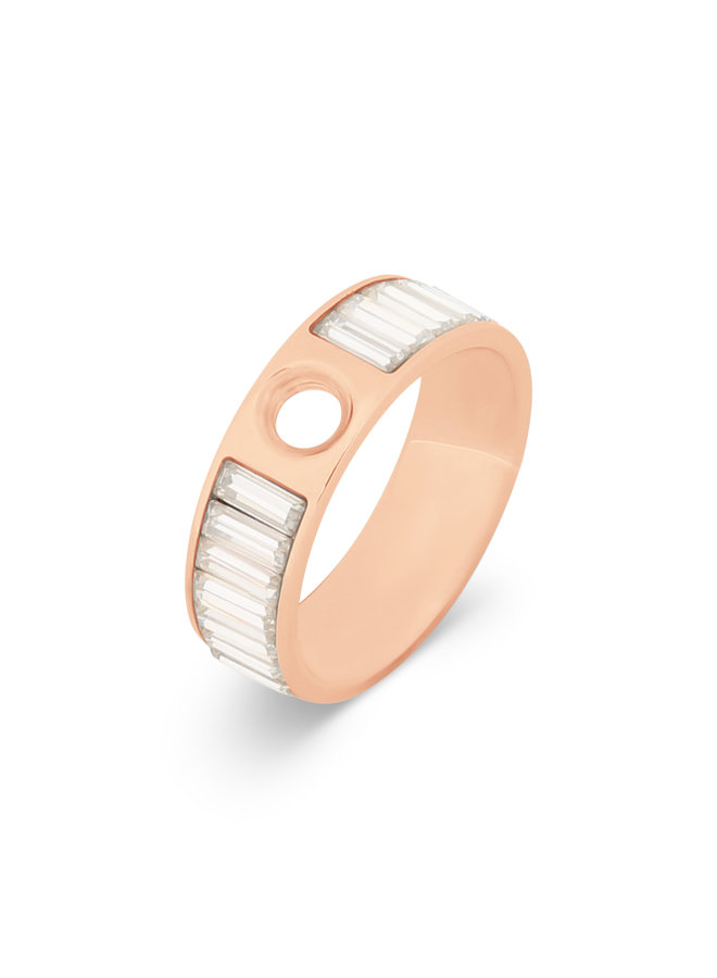 Melano Vivid ring Verena CZ Rosékleurig