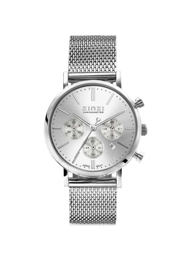 Zinzi horloge Chrono  ZIW1502 Zilver-Zilver
