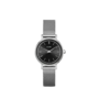 CLUSE horloge Boho Chic Petite Mesh Crystals Zilverkleurig/Zwart
