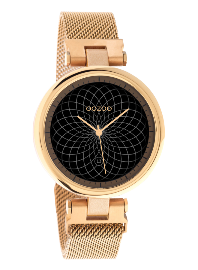 OOZOO Smartwatch Q00410 Rosé Gold Mesh