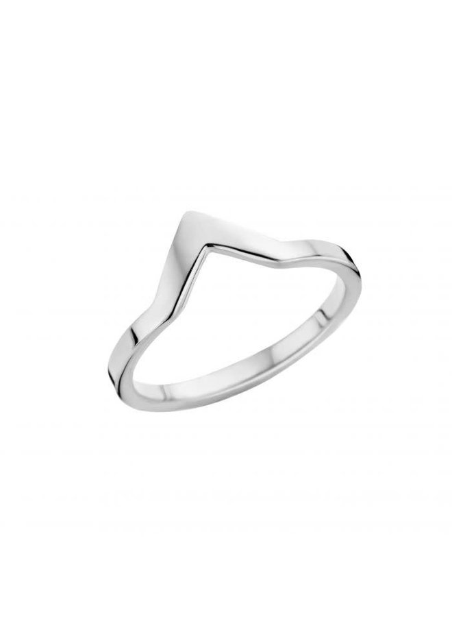 Melano Friends ring Pointed Stainless Steel