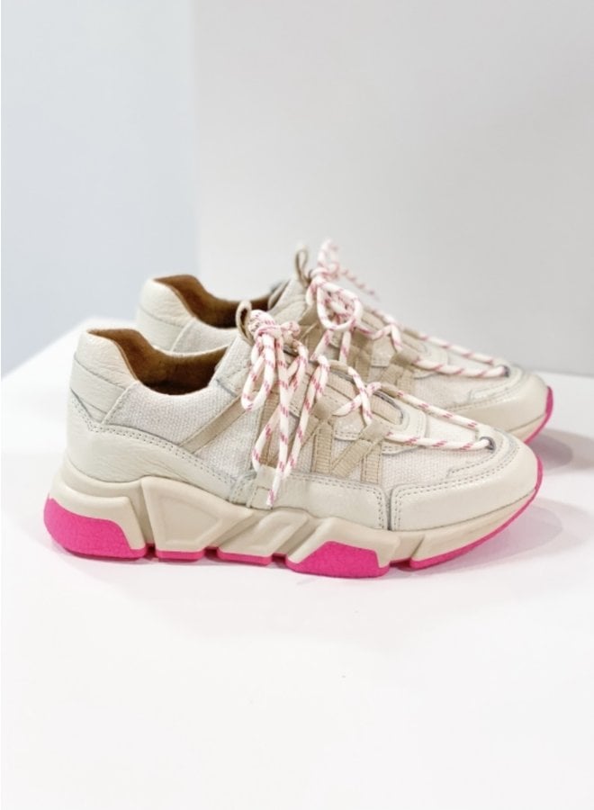 Sneakers Los Angeles Canvas Off White/Pink
