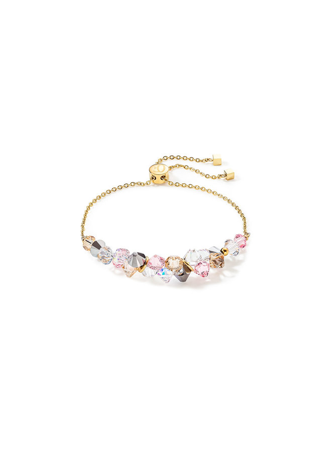 COEUR de LION armband 4639/1920 Light Rose/Gold Plated