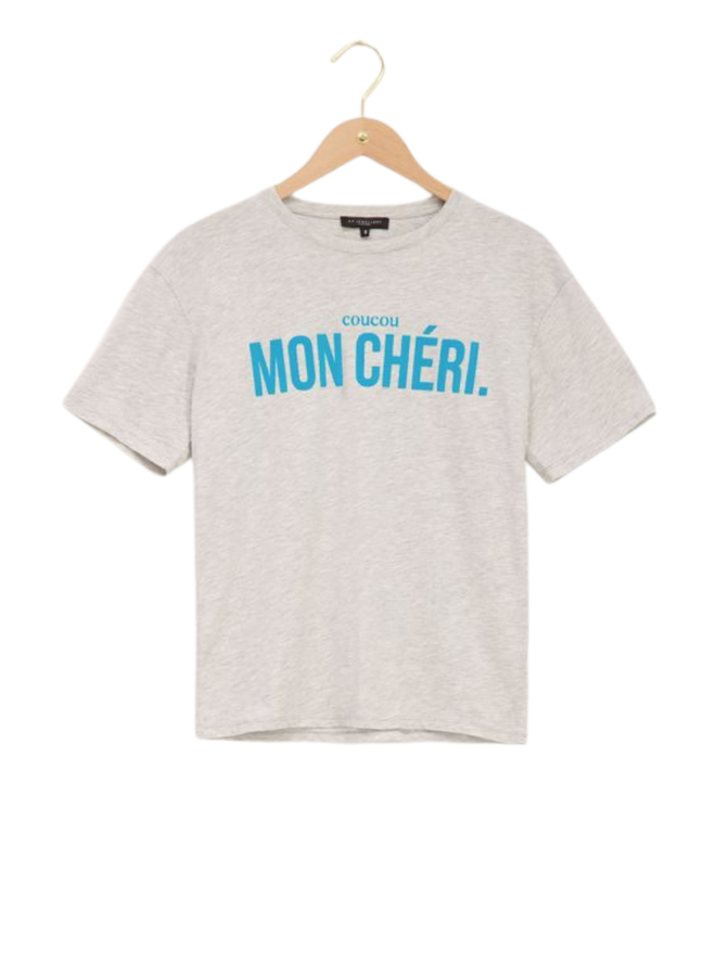 My Jewellery T-shirt Mon Cheri Grijs 