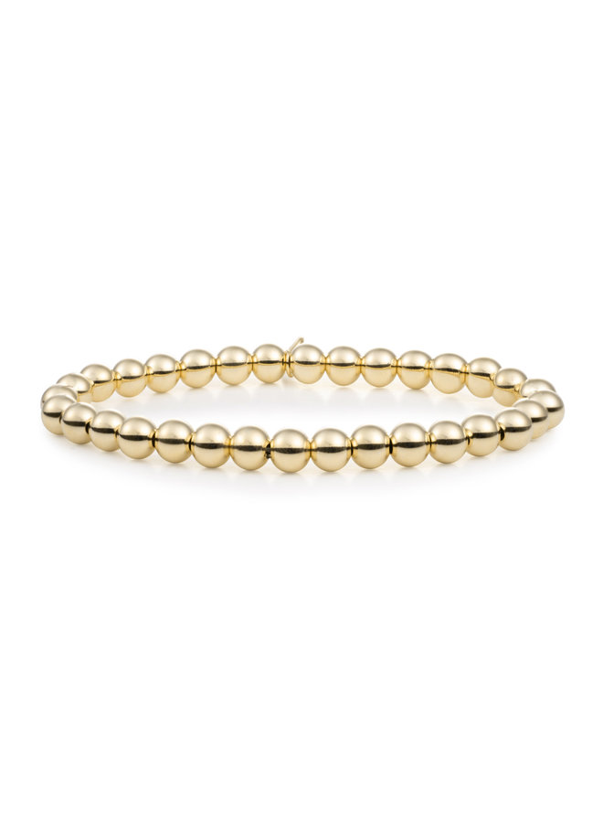 Sparkling Jewels armband Saturn 6 mm Goudkleurig