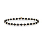 Sparkling Jewels armband Interstellar Onyx Goudkleurig