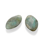 Sparkling Jewels oorbel Edelstenen Leaf Labradorite