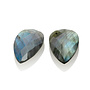 Sparkling Jewels oorbel Edelstenen Blossom Labradorite