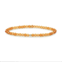Sparkling Jewels armband Saturn Small Citrine Quartz Goudkleurig