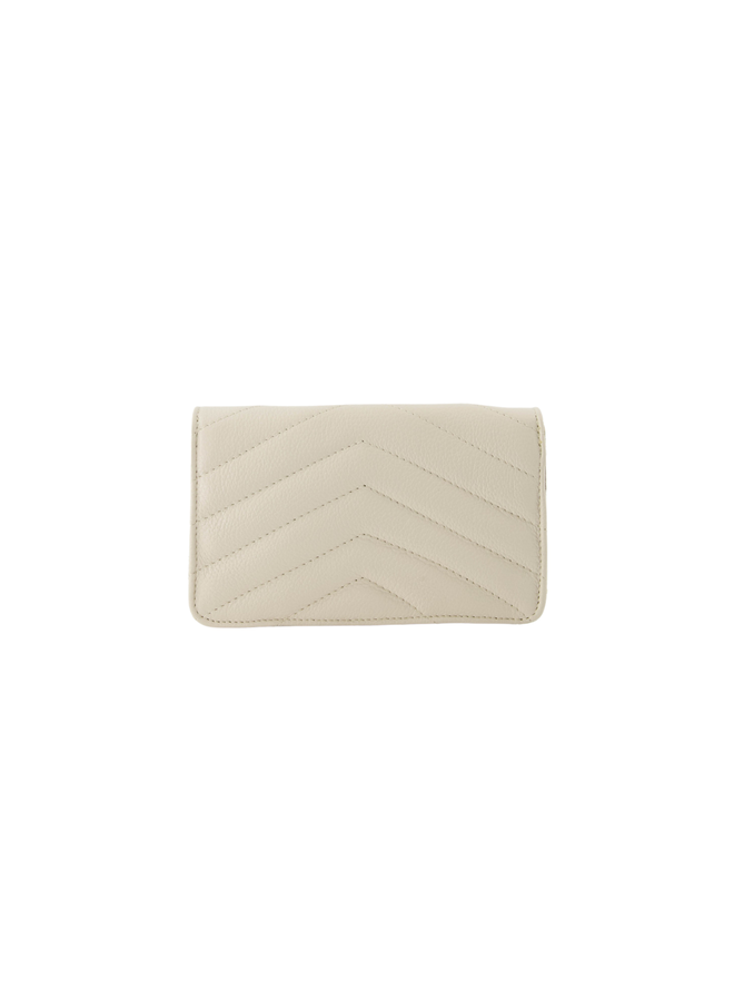 Jewelz tas Laurie Classic Grain Ecru/Goudkleurig