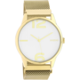 OOZOO Timepieces horloge C10867 Goudkleurig/Steengrijs