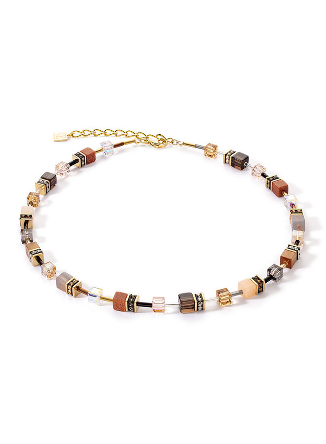 COEUR de LION ketting 4905/1100 Iconic Precious Brown