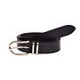 Elvy riem Plain 30495 Zwart/Goudkleurig