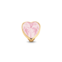 Melano Twisted meddy Heart Milk Pink Goudkleurig