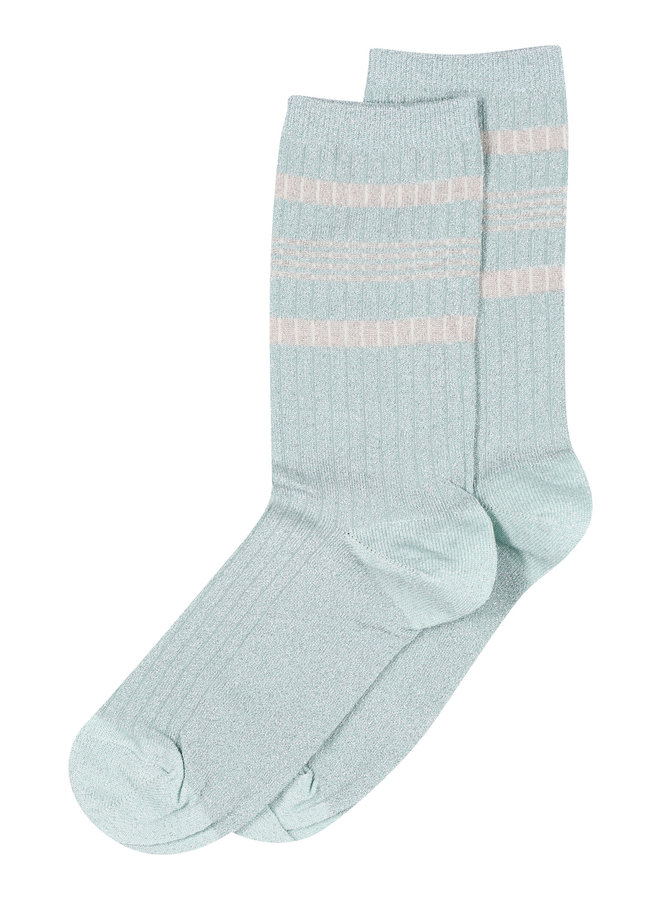 MP Denmark sokken Nohl Glitter Mineral Blue