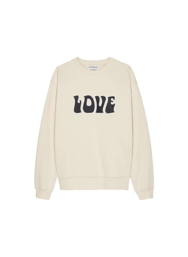 Sweater More Love Star White