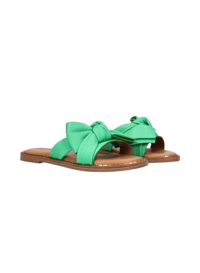 Slippers Audrey Bow Green