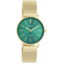 OOZOO Vintage horloge C20296 Goudkleurig/Groen