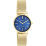 OOZOO Vintage horloge C20293 Goudkleurig/Blauw