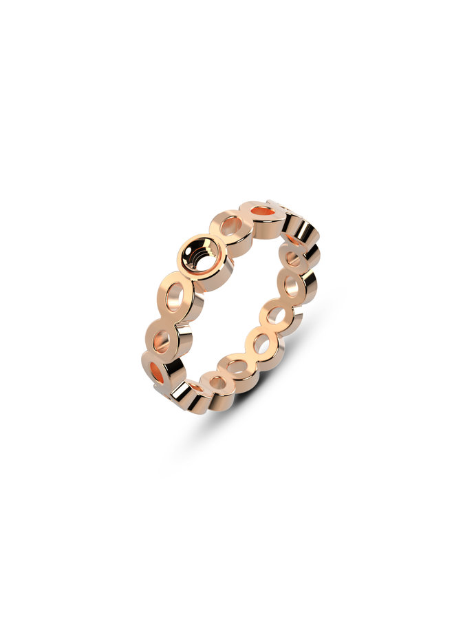 Melano Twisted ring Talia Rosékleurig