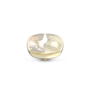 Melano Twisted meddy Circular White Opal Goudkleurig
