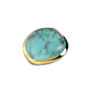 Melano Kosmic meddy Shaped Disk Turquoise Goudkleurig