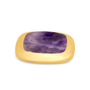 Melano Kosmic meddy Gem Square Amethyst Goudkleurig