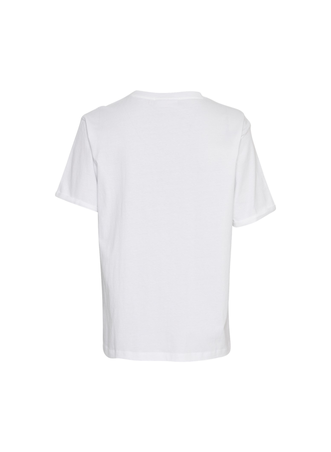 T-shirt Terina Logo White/P. Lavender