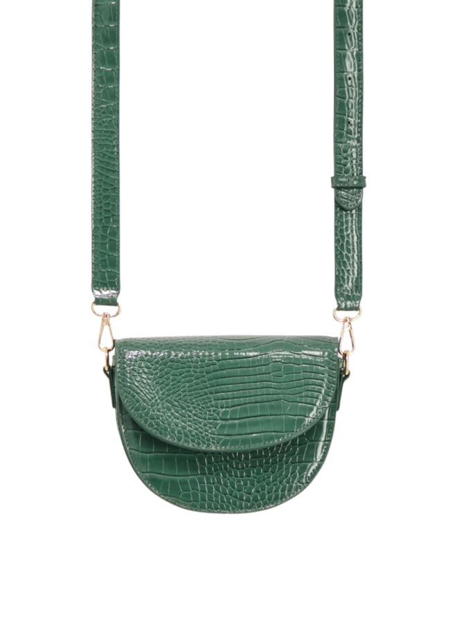 My Jewellery tas Half Rond Croco Groen