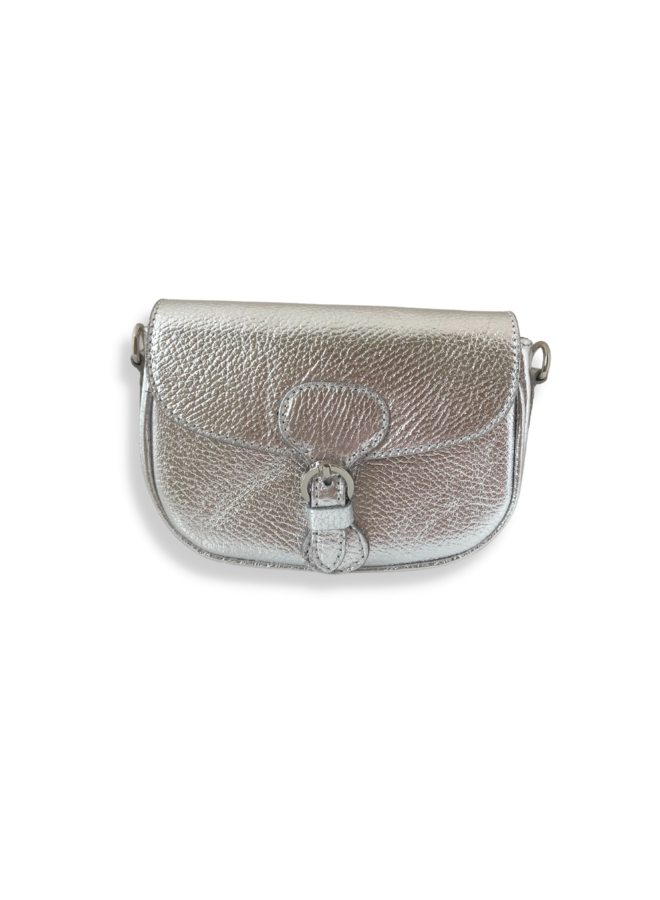 Jewelz tas Bobbie Small Classic Grain Zilverkleurig