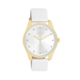 OOZOO Timepieces horloge C11159 Wit/Goudkleurig
