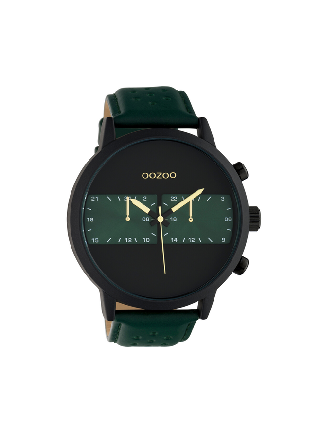 OOZOO Timepieces horloge C10517 Green/Black