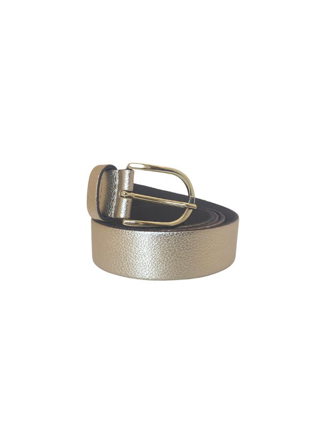 Elvy riem Metallic Bubble 30911 Champagne/Goudkleurig