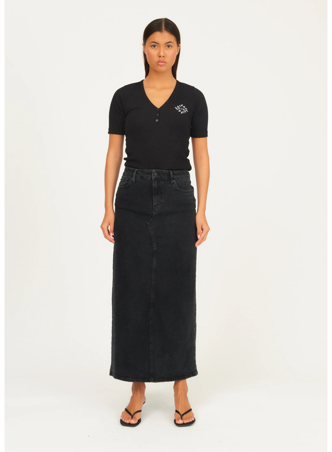 Rok Zoe Maxi Wash Faded Black