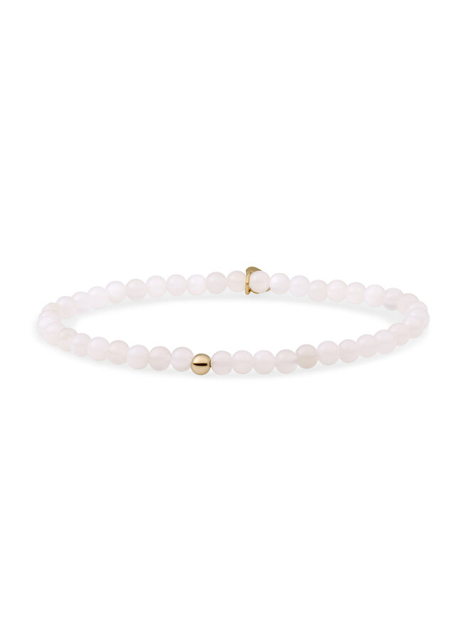 Sparkling Jewels armband Saturn Small Moonstone Goudkleurig