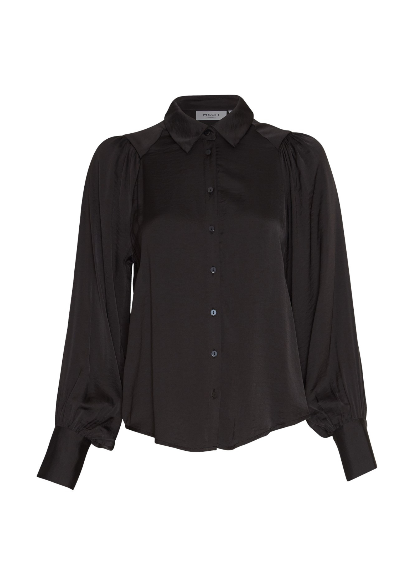 Karitta Long Sleeve Blouse by Moss Copenhagen - Camel with Black